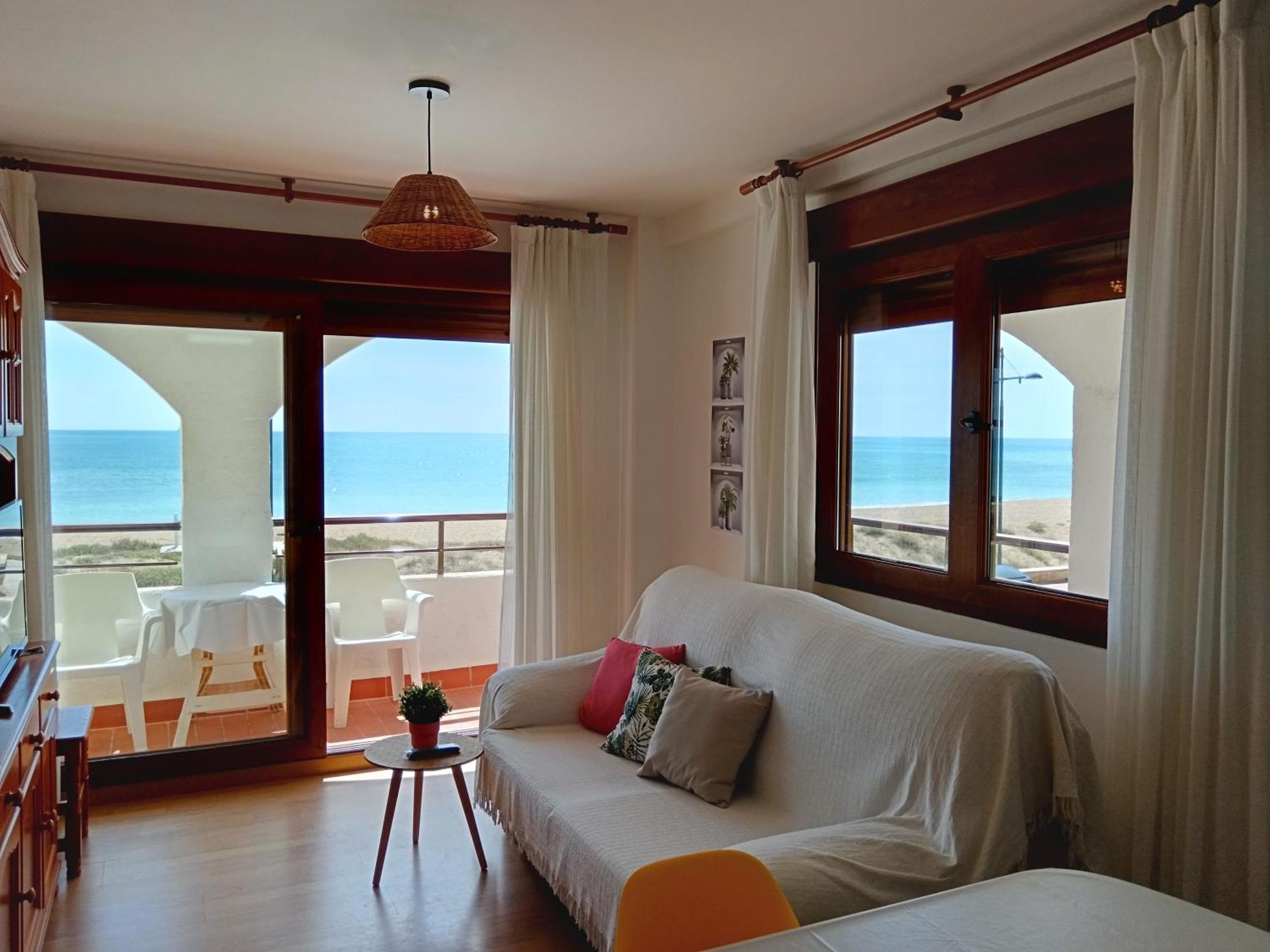 Primera Linea De Playa, Ada Benedicto Xiii, Aire Acondicionado, Wifi, Parking Peñíscola Eksteriør bilde