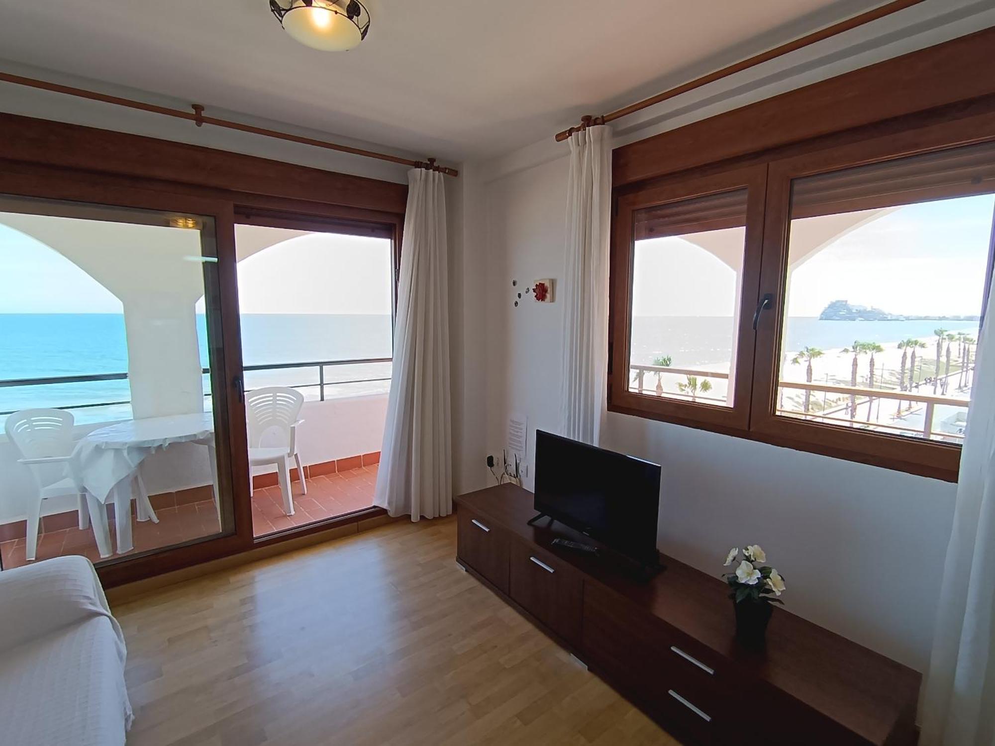 Primera Linea De Playa, Ada Benedicto Xiii, Aire Acondicionado, Wifi, Parking Peñíscola Eksteriør bilde