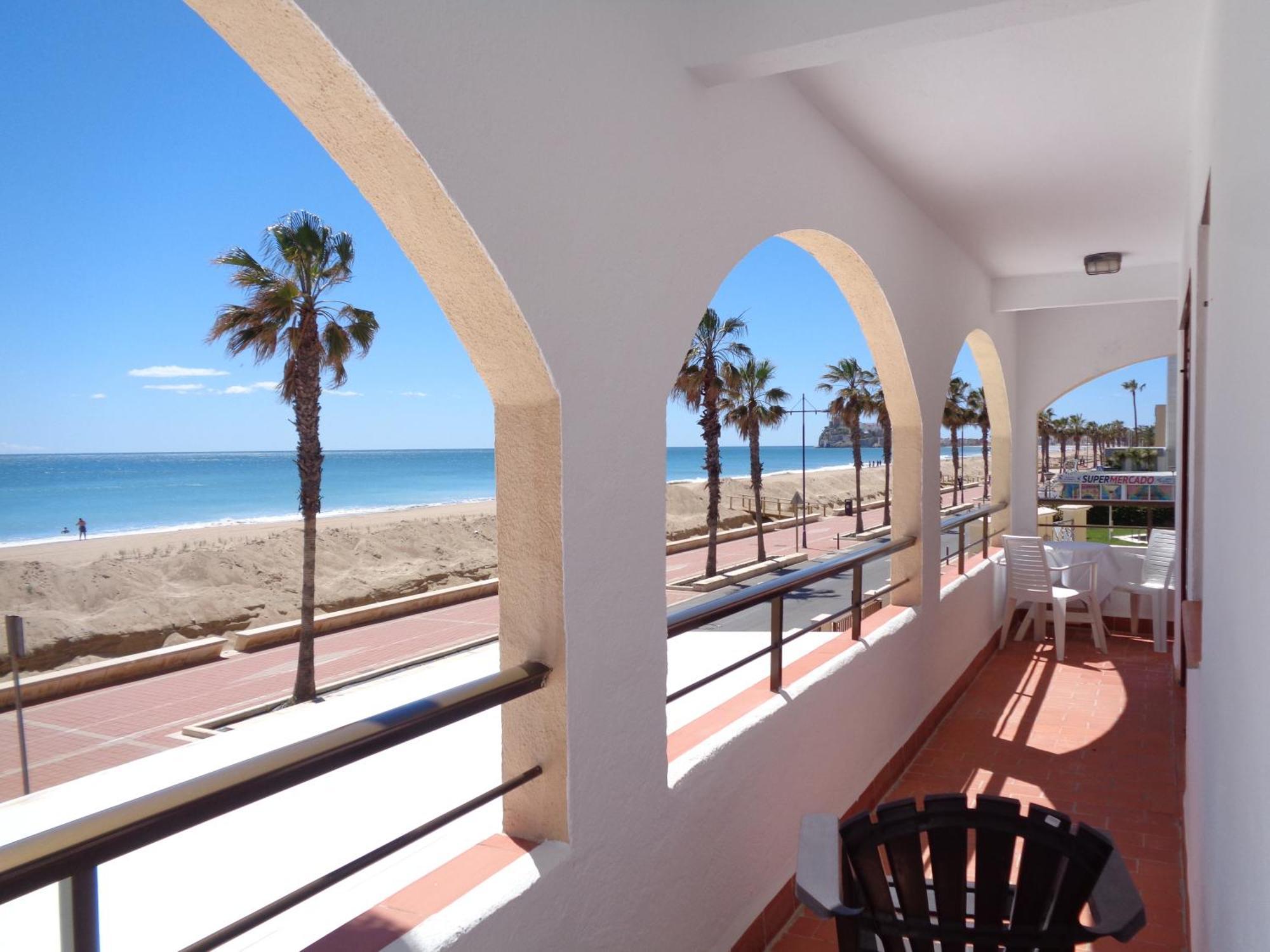 Primera Linea De Playa, Ada Benedicto Xiii, Aire Acondicionado, Wifi, Parking Peñíscola Eksteriør bilde